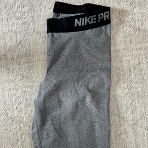 Nike Grey Long Running Tights - Women’s XS